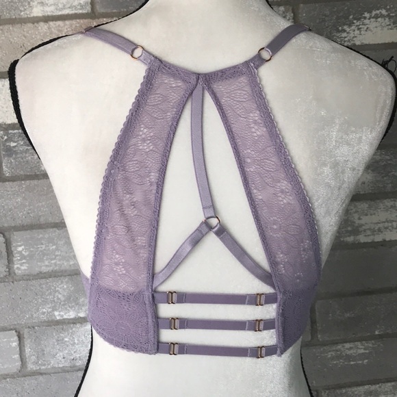 VICTORIAS SECRET very sexy lace push up bra sz 32C - Picture 4 of 8